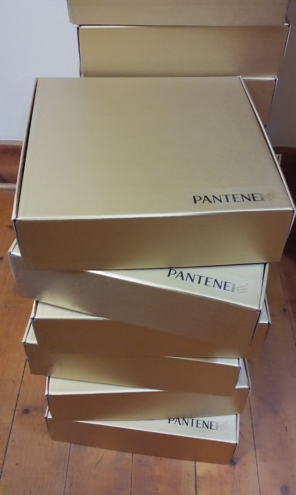 Customised packaging for Pantene