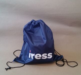 Drawstring Bag With Screen Printed Iress logo